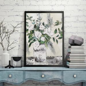 High Quality Flower Art Oil Painting On Canvas