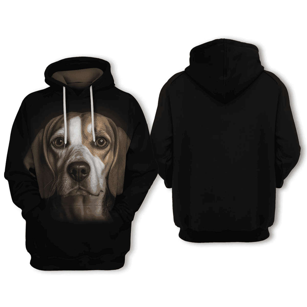 Beagle - Unisex 3D Graphic Hoodie - Image 2