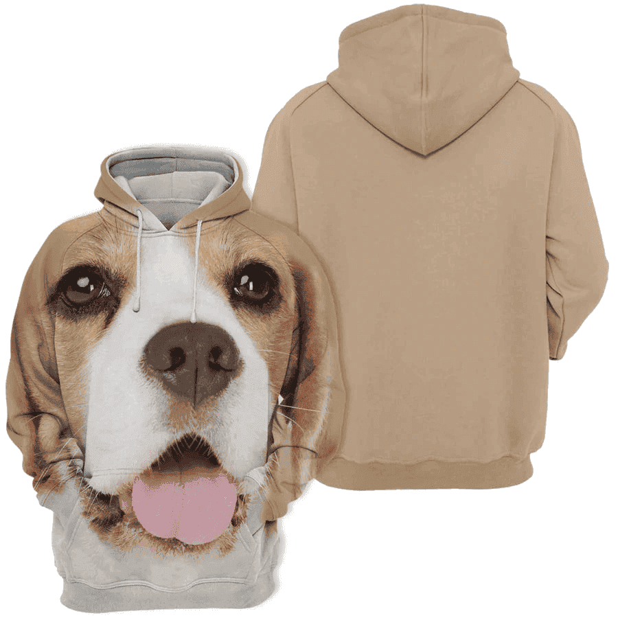 Beagle 2 - Unisex 3D Graphic Hoodie - Image 2