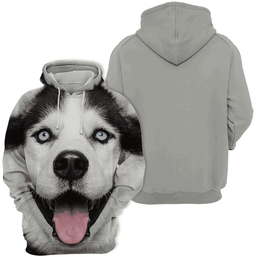 Alaskan Malamute 2 - Unisex 3D Graphic Hoodie - Image 2