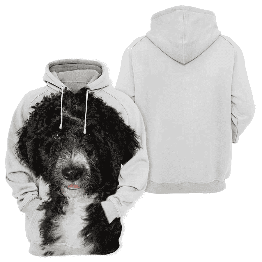 Bernedoodle - Unisex 3D Graphic Hoodie - Image 2