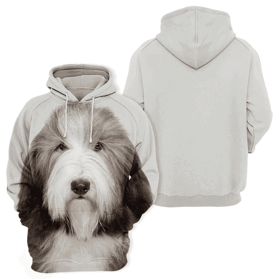 Bearded Collie 2 - Unisex 3D Graphic Hoodie - Image 2